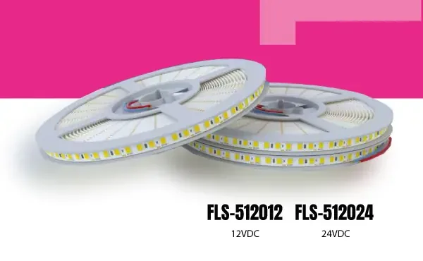 FLS-512012/24 Şerit LED – 5 mm, 120 LED/m